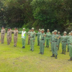 KST dan Linmas Juga Perlu Ilmu Baris Berbaris