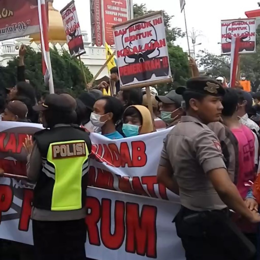Ternyata Aksi Demo Tadi Dijaga Lebih dari 350 Personel TNI/Polri
