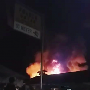 Pasar Tanjungrejo Gatak Terbakar, 5 Kios Beserta Isinya Hangus