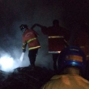 Pabrik Mebel Rotan di Desa Trangsan Ludes Dilalap Api