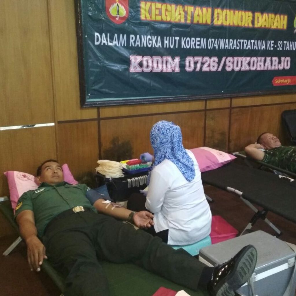Gara-gara Ini, 85 Orang Gagal Donor Darah di Kodim Sukoharjo