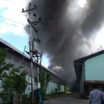 Pabrik Plastik Surya Langkah Utama di Tambak Grogol Terbakar Hebat