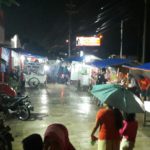 Meski Hujan, Pembukaan Pusat Kuliner Malam Pasar Kepuh Tetap Ramai