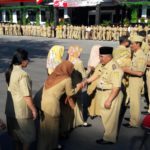 Hari Pertama Masuk Kerja, Tradisi Halal Bihalal Digelar Pemkab Sukoharjo