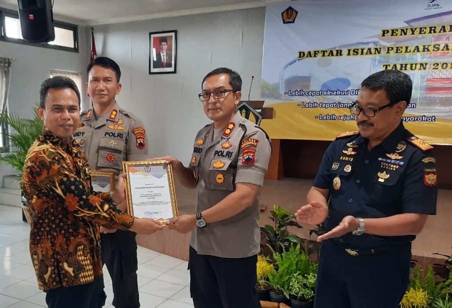 Polres Sukoharjo Raih Penghargaan KPPN Surakarta Soal Pelaksanaan Anggaran