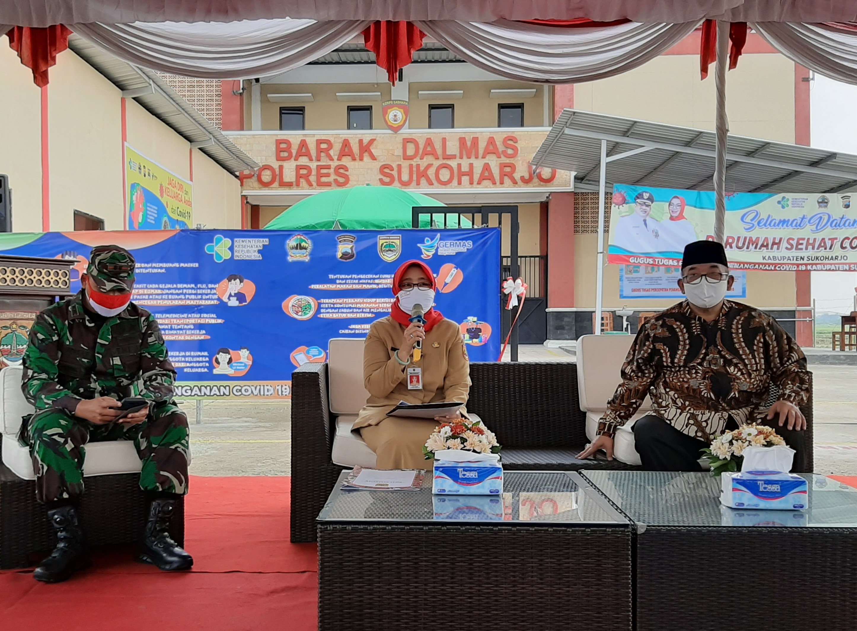 Lima Orang Positif Tempati Rumah Sehat Hari Ini, Yang Ngeyel Dijemput Paksa