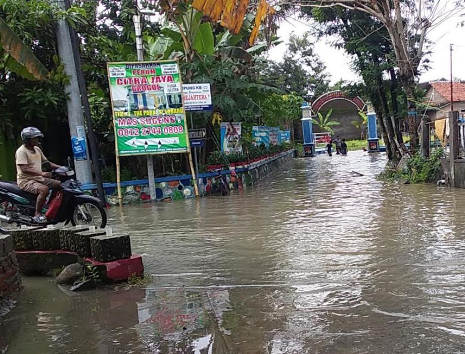 Warga Terdampak Banjir 1.310 Jiwa, Tersebar di Beberapa Desa di Mojolaban dan Grogol