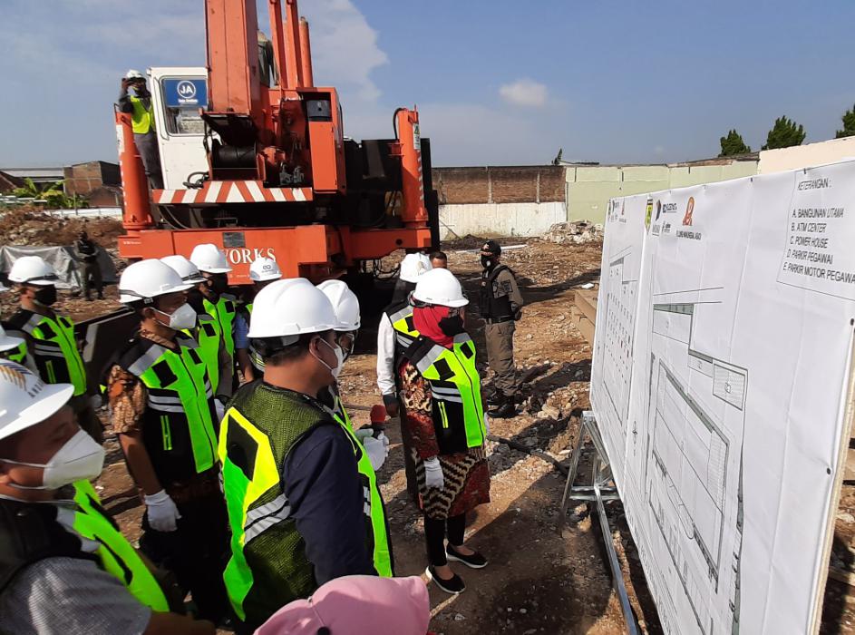 Ground Breaking Pembangunan Gedung MPP, Ditargetkan Selesai 27 Desember 2021