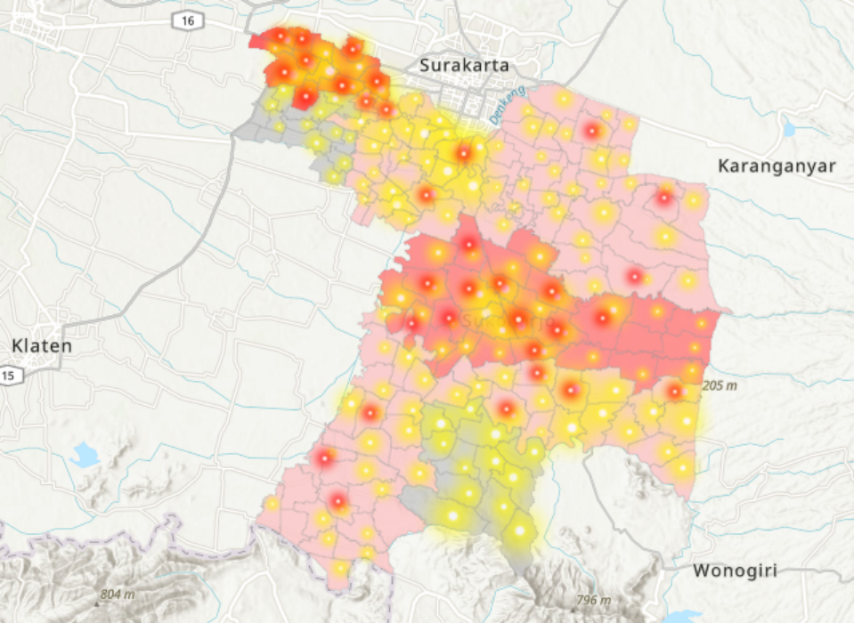 Tinggal 33 Desa/Kelurahan di Sukoharjo Terdapat Positif Corona Aktif, Berikut Ini Data Sebarannya