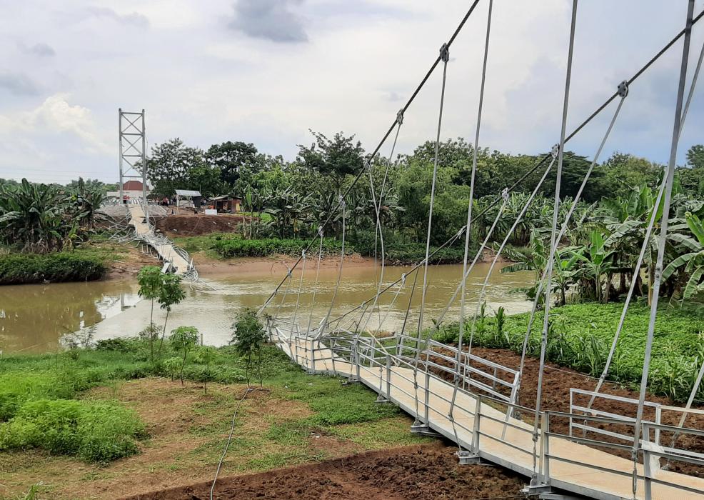 Penjelasan DPUPR Sukoharjo Terkait Jembatan Tambakboyo Yang Ambruk