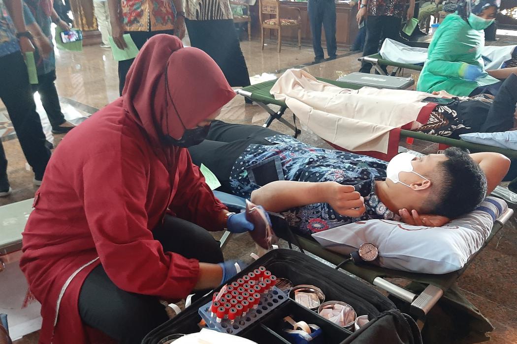 Peringati HUT, Satpol PP Sukoharjo Gelar Donor Darah, Targetkan 100 Peserta