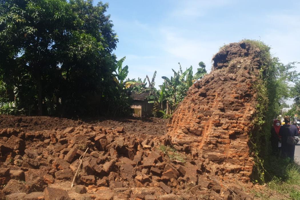 Bangunan Benteng Situs Keraton Kartasura yang Dibongkar Berstatus BCB