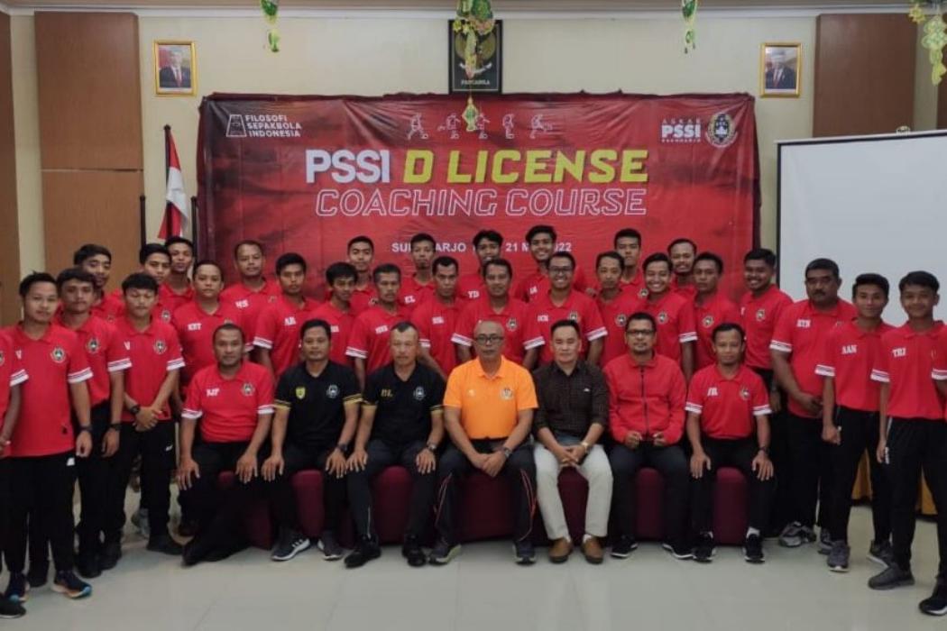 Tingkatkan SDM Sepak Bola, 31 Pelatih Sepak Bola Sukoharjo Ikut Kursus Lisensi D PSSI