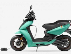 Ather 450X Gen 3, Skuter Listrik, Jangkauan 105 Kilometer