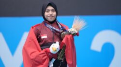 Lifter Putri Indonesia Siti Nafisatul Raih Medali Emas di Islamic Solidarity Games 2021