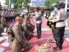 Delapan Bintara Remaja Polres Sukoharjo Diguyur Air Kembang, Pembinaan Tradisi dan Pembaretan