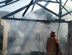 Masak dan Ditinggal Keluar Rumah, Dapur di Wotgaleh Ludes Terbakar
