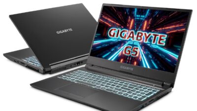 Laptop Gaming Gigabyte G5 Diluncurkan, CPU i5 Generasi ke-11, Panel Refresh Rate Hingga RTX 3060 & 144Hz