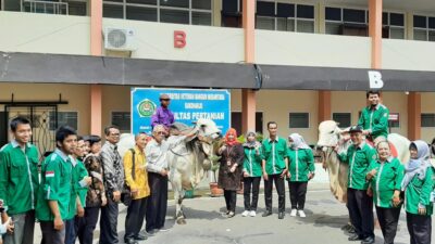 Libatkan Wisudawan dan Sapi Viral, Fakultas Pertanian Univet Sukoharjo Pindah ke Gedung Baru