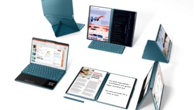 CES 2023: Laptop Layar Ganda Lenovo Yoga Book 9i Diluncurkan, Cek Spesifikasi dan Fiturnya