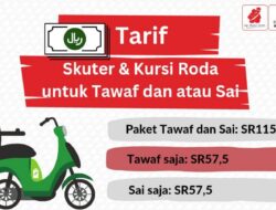 Penting Diketahui Jemaah Haji Indonesia, Ada Skuter dan Kursi Roda untuk Tawaf dan Sai, Ini Tarif Sewanya