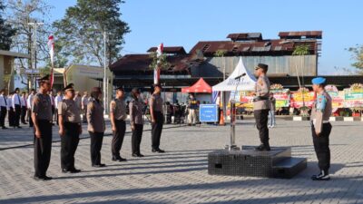 Sebanyak 37 Personil Polres Sukoharjo Naik Pangkat Setingkat Lebih Tinggi