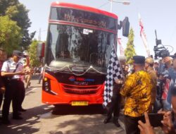 Diluncurkan Gubernur, Bus Trans Jateng Solo-Wonogiri Resmi Beroperasi