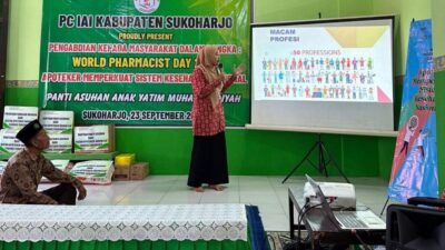 Peringati World Pharmacist Day 2023, Apoteker Sukoharjo Gelar Pengabdian Masyarakat
