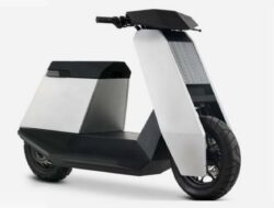 Penampakan Skuter Listrik Infinite Machine P1, Seperti Tesla Cybertruck dengan Dua Roda