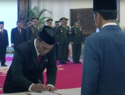 Andi Amran Sulaiman Kembali Dilantik Sebagai Mentan oleh Jokowi