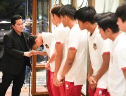 Timnas Indonesia U-17 Tiba di Tanah Air Usai TC di Jerman, Ini Pesan Erick Thohir