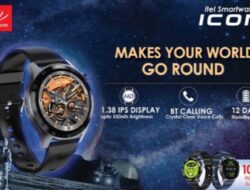 Smartwatch Itel Icon dengan Layar 1,38″ dan Panggilan Bluetooth Diluncurkan