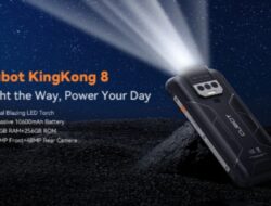 Smartphone Tangguh Cubot KingKong 8 dengan Senter Terang dan Baterai Besar Diluncurkan