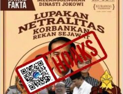 [HOAKS] Buku Elektronik Mengenai Dinasti Politik Keluarga Presiden Jokowi