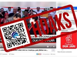 [HOAKS] Megawati Soekarnoputri Menyerahkan Tumpeng ke Presiden Joko Widodo sebagai Tanda Bersatu Dukung Ganjar Pranowo