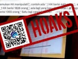 [HOAKS] Temuan KK Manipulatif Berisi 1.355 Orang Jelang Pemilu 2024