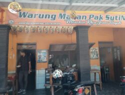 Warung Makan Pak Sutino, Warung Makan Legenda Favorit Mahasiswa Univet Bantara Sukoharjo