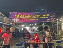 Gelar Bazar Akhir Tahun, Upaya Karang Taruna Desa Karangwuni Dukung UMKM