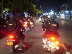 Pastikan Malam Misa Natal Aman, TNI/Polri dan Satpol PP Sukoharjo Patroli Skala Besar
