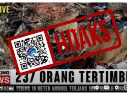 [HOAKS] 237 Orang Tewas Tertimbun Tanah Longsor