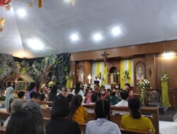 Gereja Hati Kudus Yesus Sukoharjo Rayakan Natal Secara Tatap Muka Pasca Covid-19