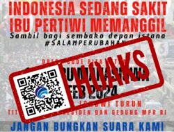 [HOAKS] Aksi 100 Ribu Mahasiswa 1 Februari 2024 di Istana Negara dan Gedung MPR RI
