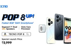 Tecno Pop 8 Diluncurkan dengan Layar HD+ 6,56 inci, RAM 8GB, dan Baterai 5000mAh