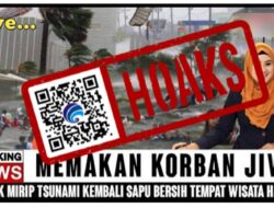 [HOAKS] Ombak Mirip Tsunami Sapu Bersih Tempat Wisata