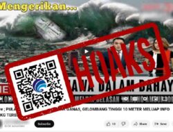 [HOAKS] Pulau Jawa Terkikis Ombak Ganas