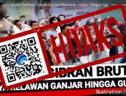 [HOAKS] Relawan Gibran Rakabuming Raka Aniaya Relawan Ganjar Pranowo