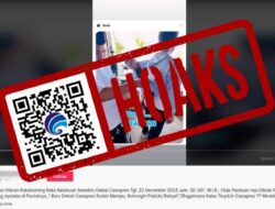 [HOAKS] Gibran Rakabuming Raka Ketahuan Menggunakan Otak Panduan saat Debat Cawapres oleh Tretan Muslim dan Coki Pardede