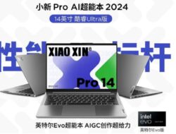 Lenovo Xiaoxin Pro 14 2024 Diluncurkan dengan Prosesor Intel Core Ultra, Layar 120Hz 2,8K, Cek Harganya