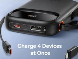 Baseus Portable Charger Power Bank 22,5W dengan Kapasitas 20.000mAh dan Kabel Internal Diluncurkan
