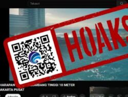 [HOAKS] Gelombang Setinggi 10 Meter Terjang Jakarta Pusat pada Awal Januari 2024